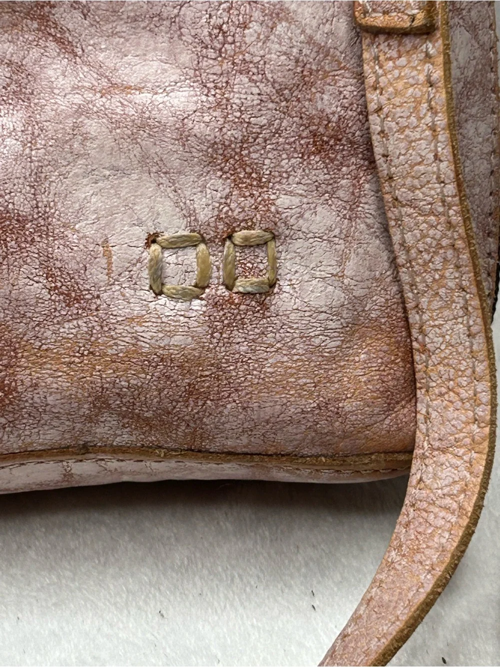 Bed Stu Leather Ventura Crossbody Bag Nectar Lux